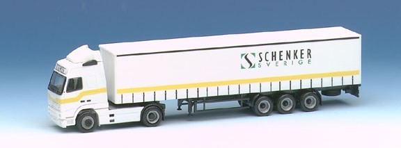 Volvo curtain plane saddle train special model for Schlüter