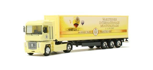 Renault Magnum highcube container semitrailer "Warsteiner"