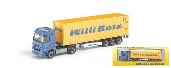 Mercedes-Benz Actros LH '02 40ft Container saddle train special box