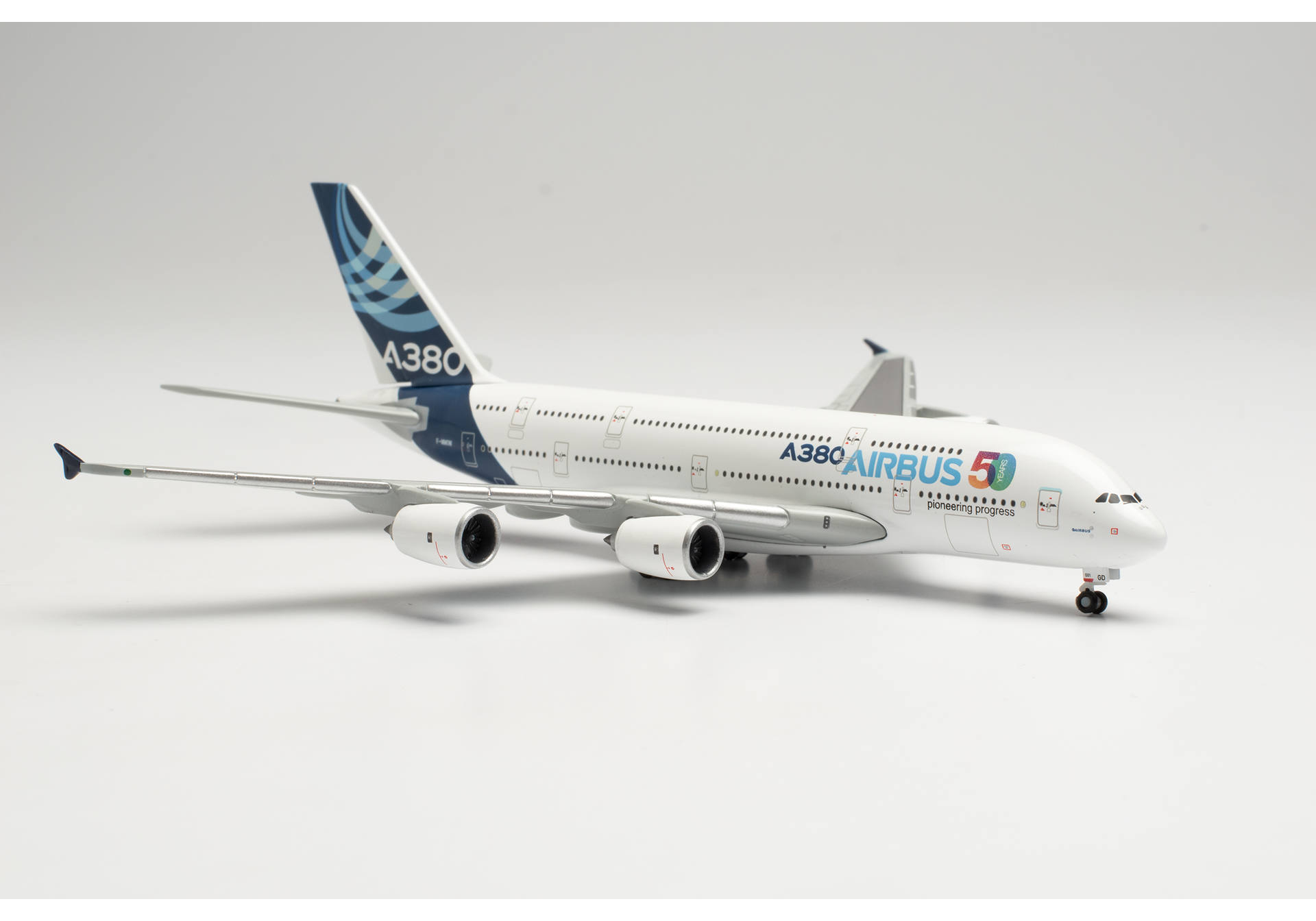 Airbus Industries A380 "pioneering progress"