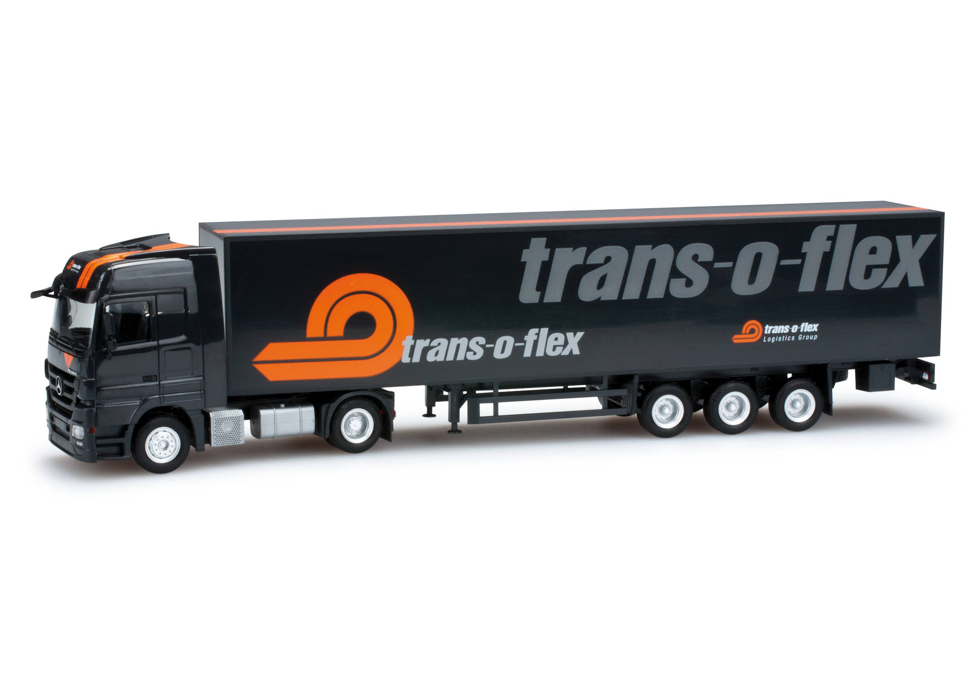 Mercedes-Benz Actros LH Euro box semitrailer "trans-o-flex"