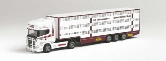 Scania R '04 TL cattle transporter saddle train 2A/3A