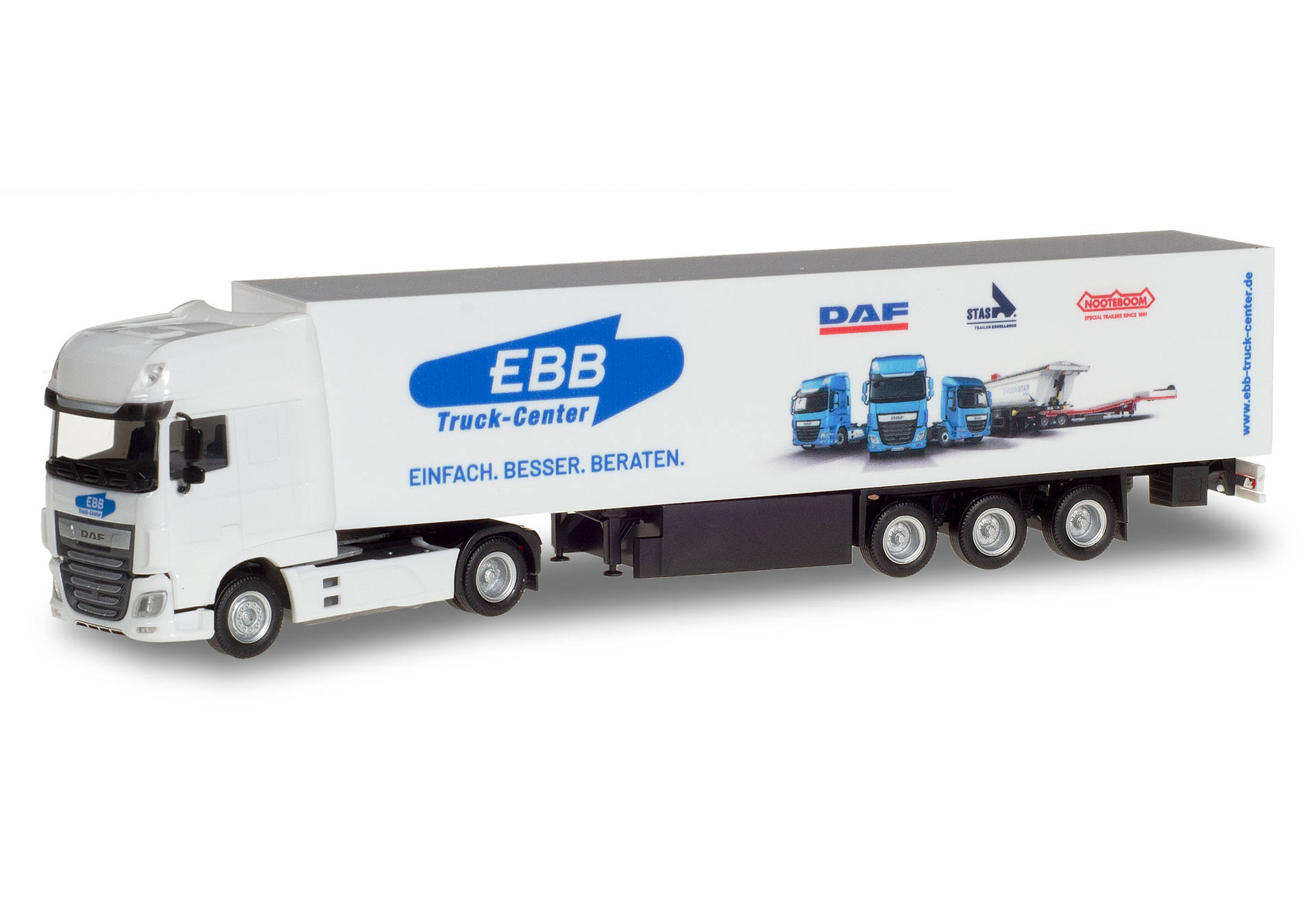 DAF XF SSC Koffer-Sattelzug "EBB Truck"