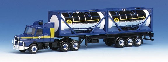 Scania Hauber Facelift 142 H Container saddle train 3A/3A