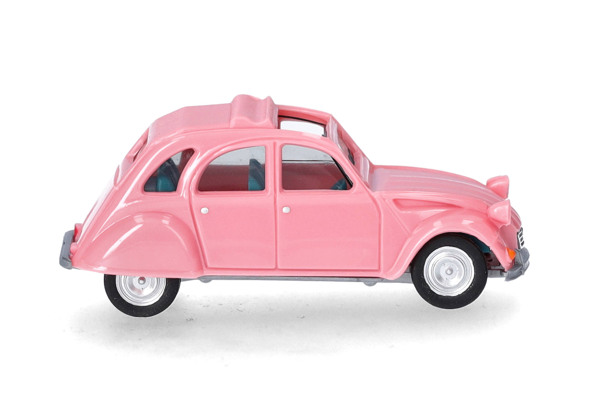 Citroen 2CV, open, light pink Citroen 2CV, open, light pink