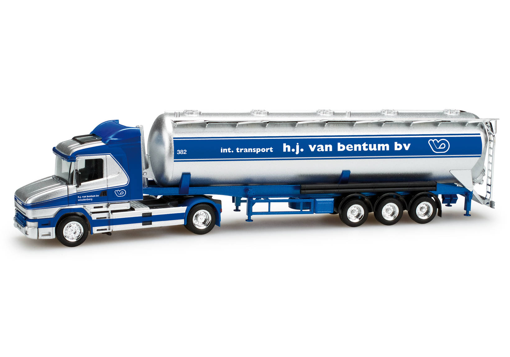Scania Hauber silo semitrailer "Van Bentum" (NL)