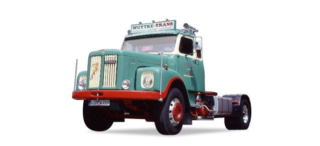 Scania Vabis Hauber rigid tractor "Wuttke Trans"