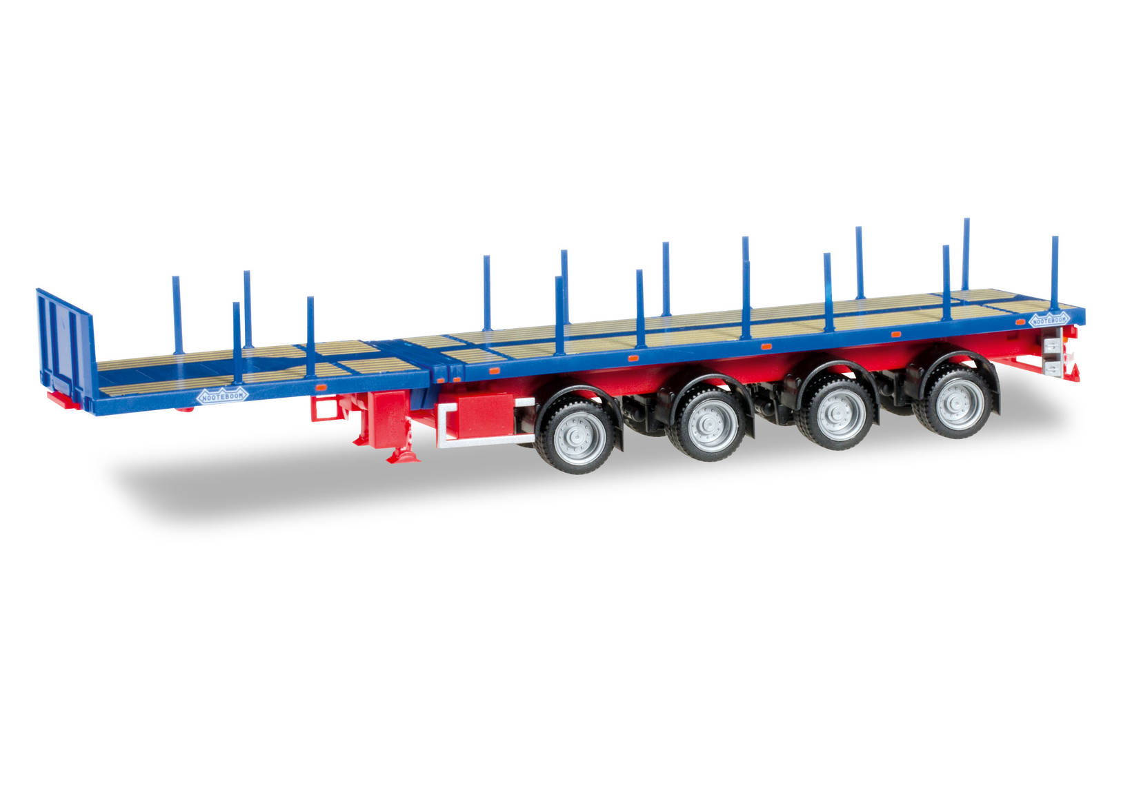 Teletrailer 4-axle, undecorated, enzianblue
