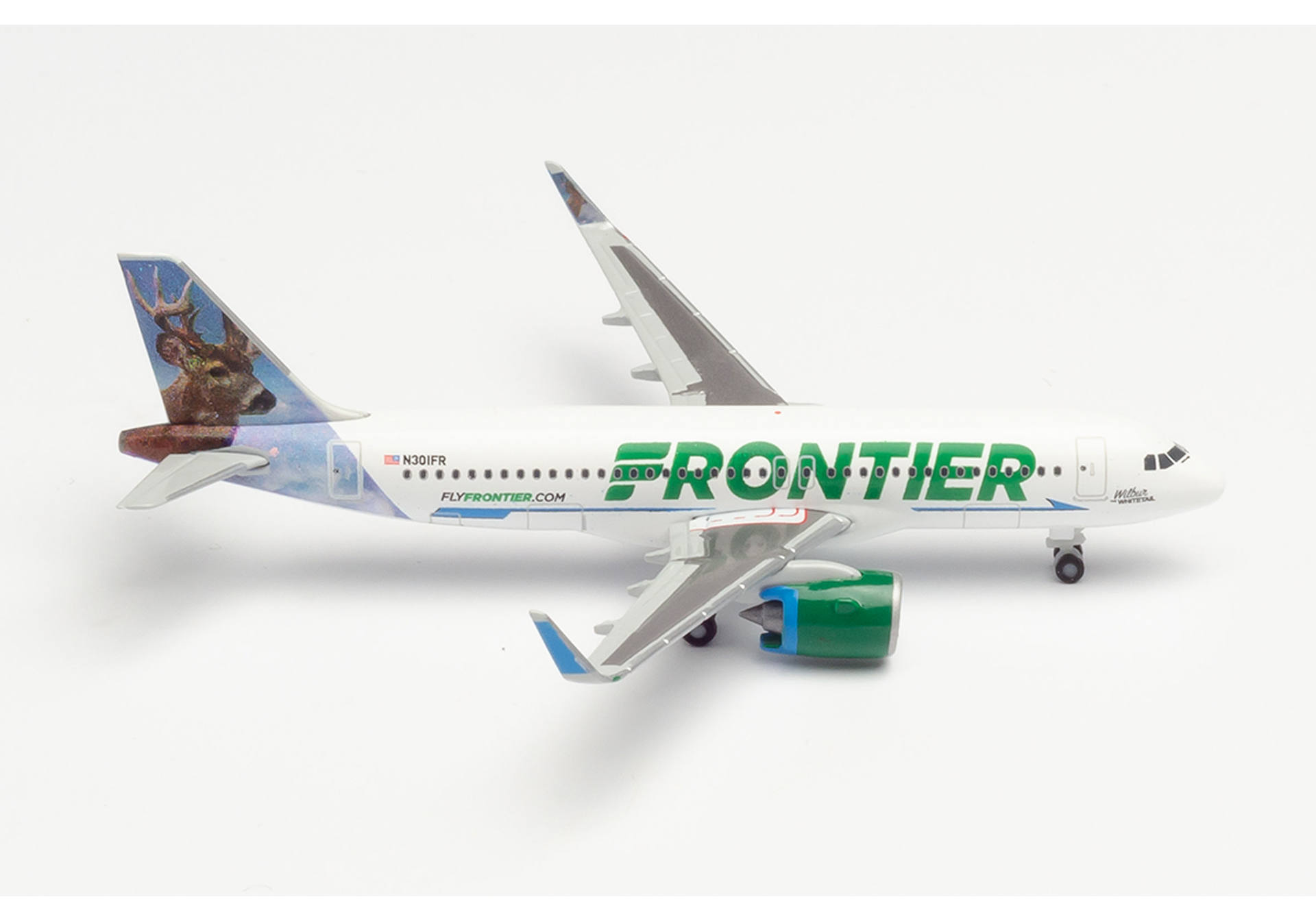 Frontier Airlines Airbus A320neo - N301FR „Wilbur the Whitetail“