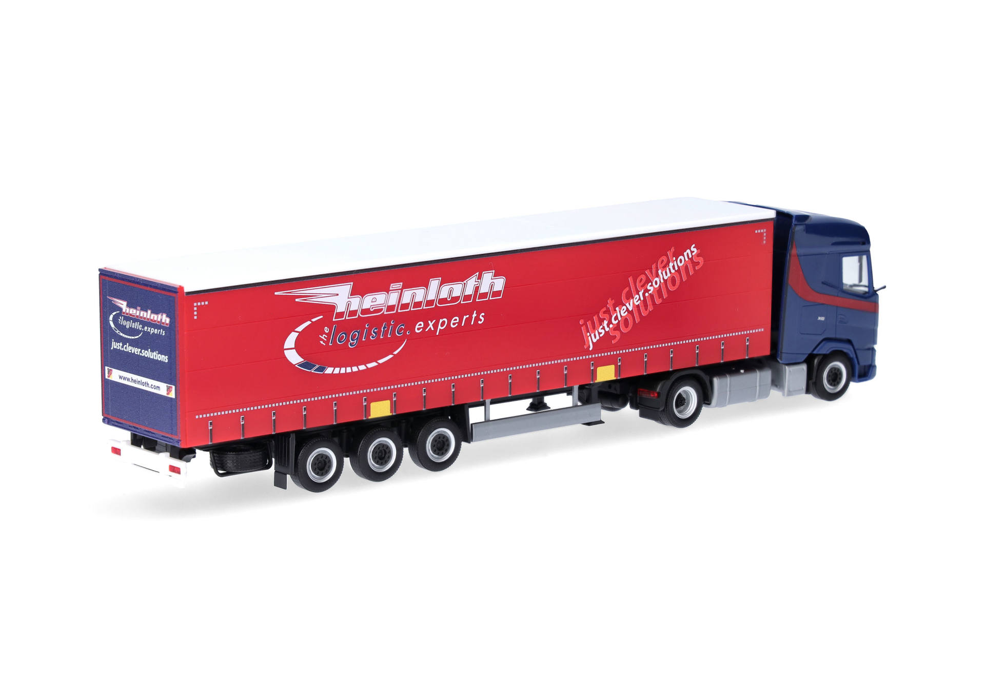 DAF XG Gardinenplanen-Sattelzug "Heinloth"