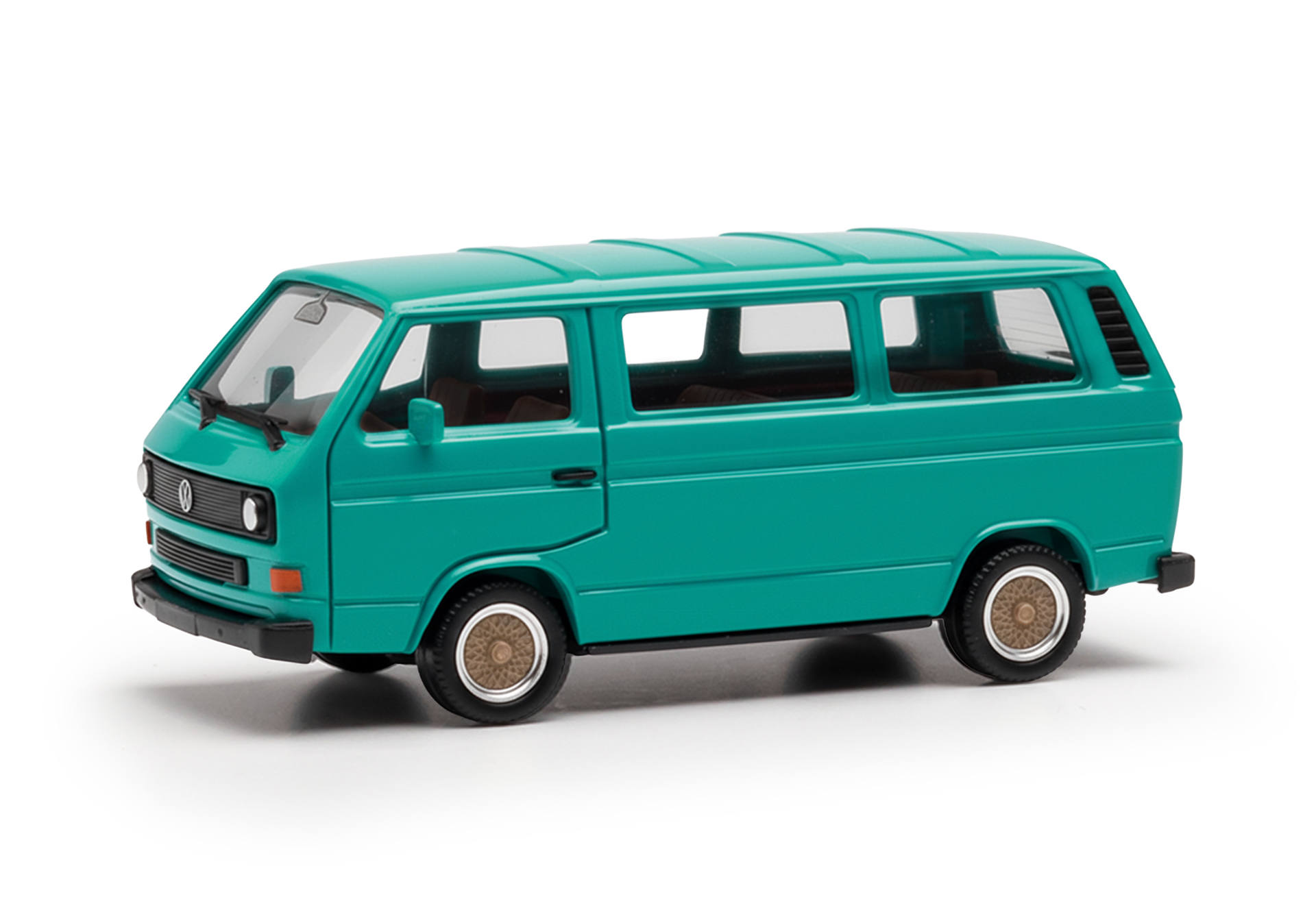 toy van, mini truck, teal color, model vehicle, plastic