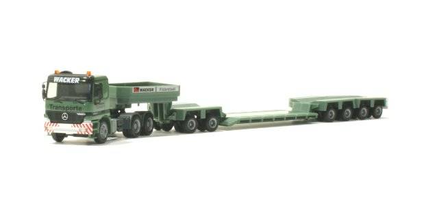 Mercedes-Benz Actros M Titan low boy semitrailer "Wacker"