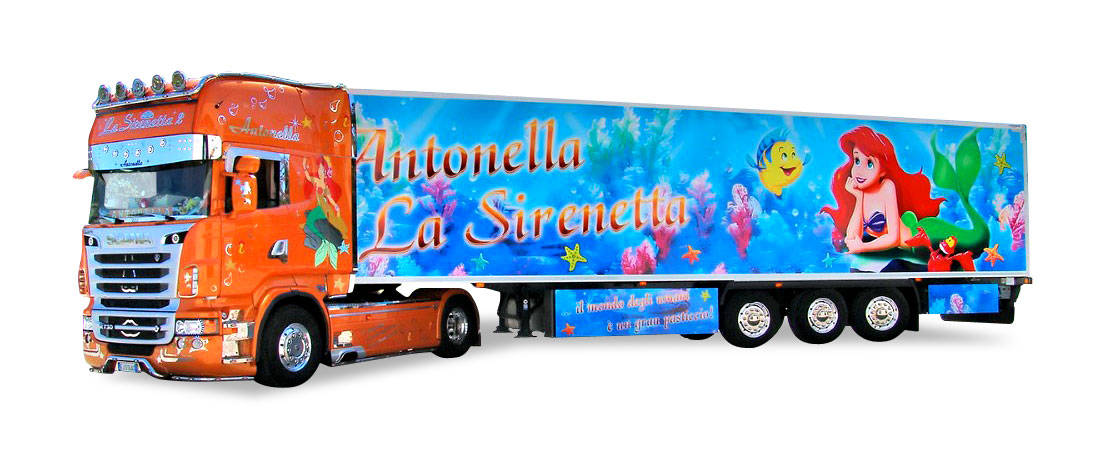 Scania R refrigerated semitrailer "Antonella"