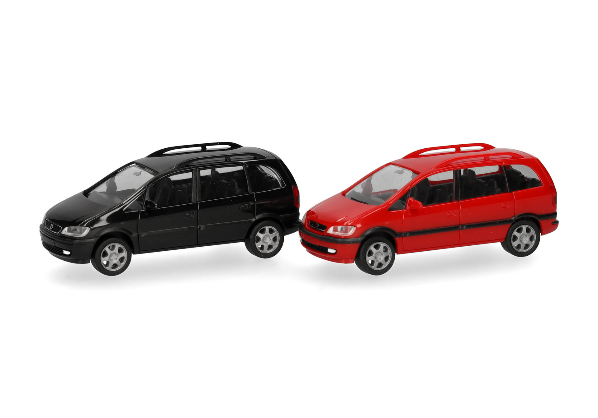Mini-Van, Spielzeugauto, schwarz, rot, Doppel Farbe
