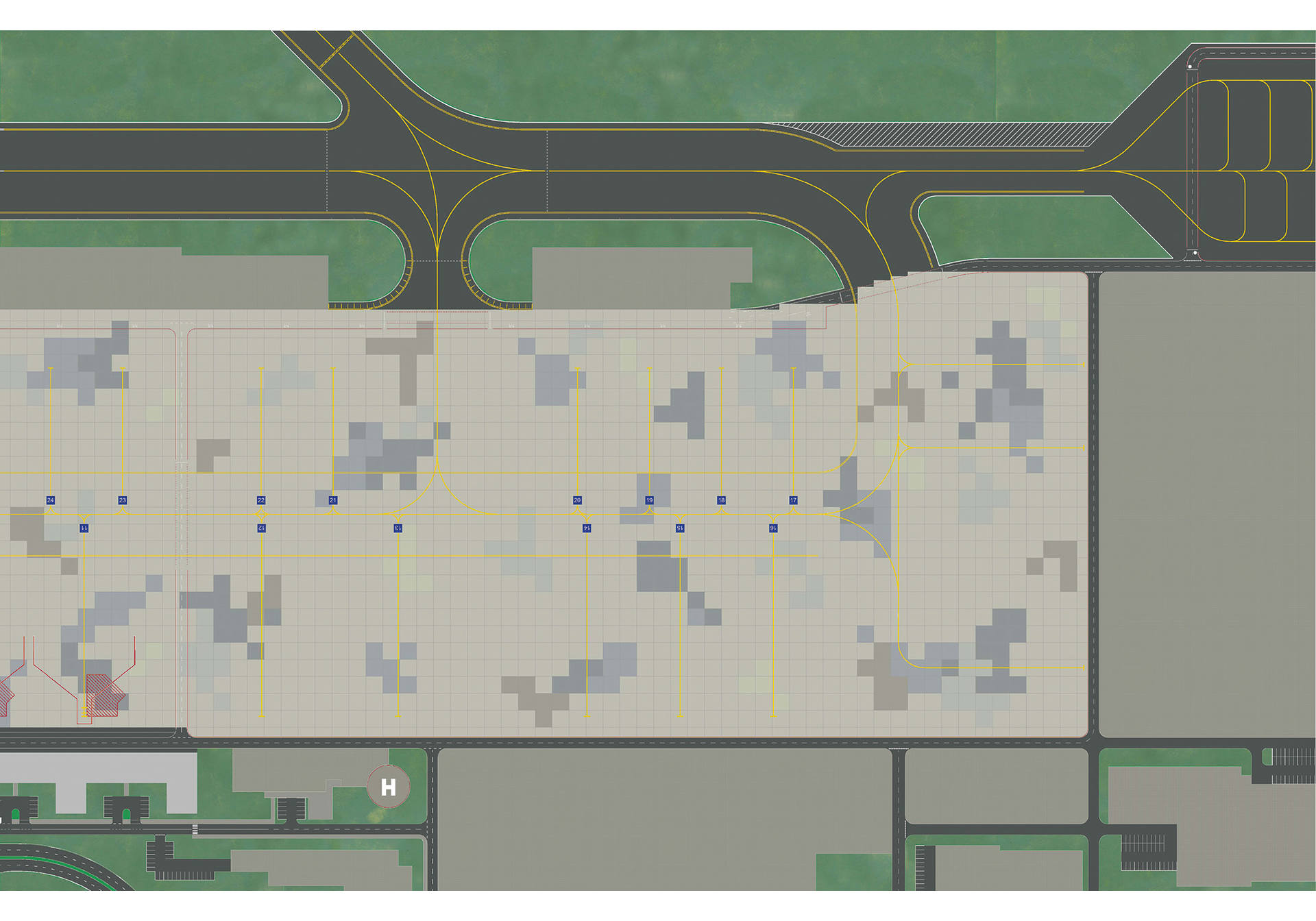 Foliensystem-Ergänzung Apron & Cargo, Gesamtgröße 155,5 x 100cm (Kann kombiniert werden mit Folie 520430)