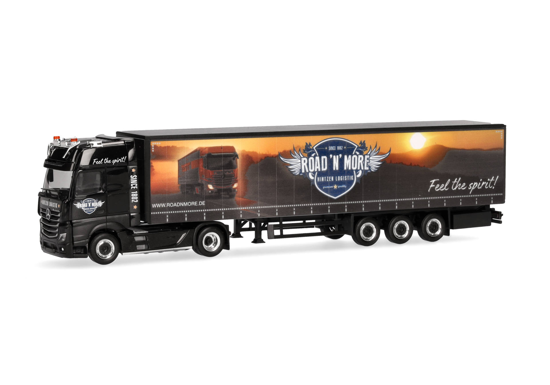 Mercedes-Benz Actros L '18 Gigaspace curtain canvas semitrailer "Hintzen"