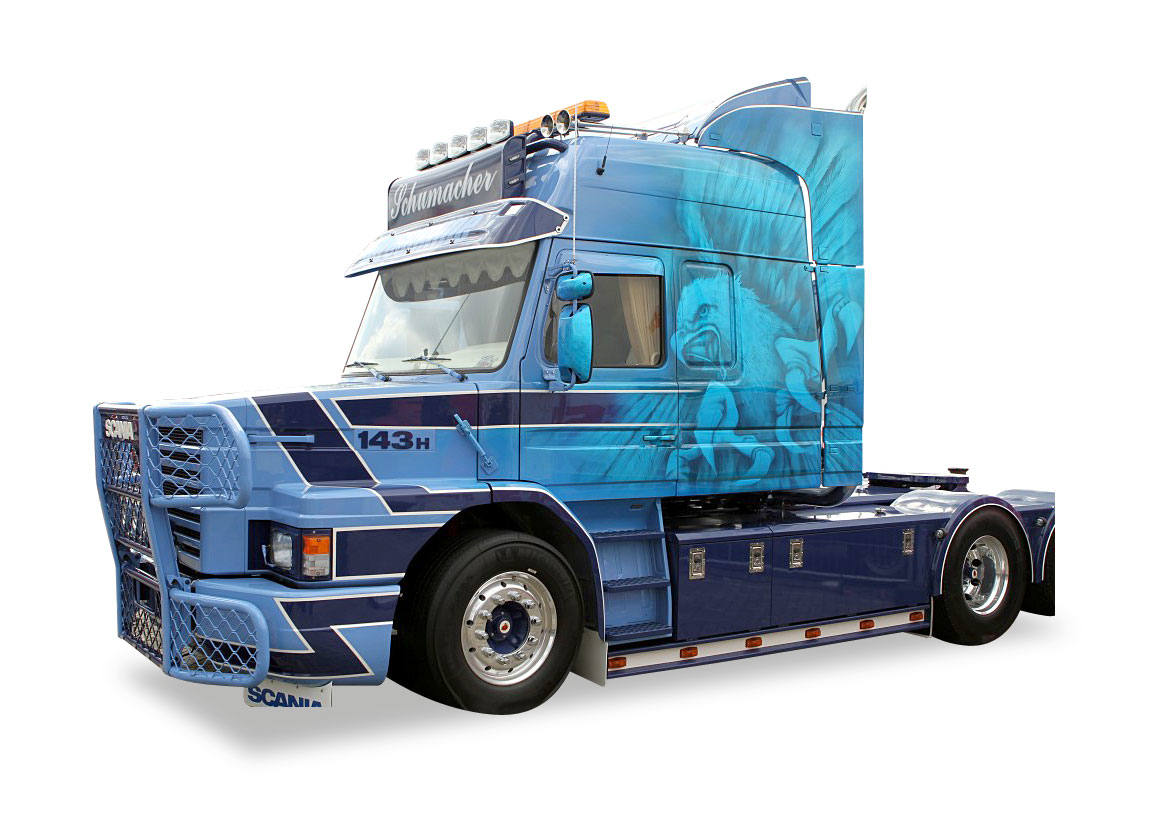 Scania 143 Hauber TL rigid tractor "Schumacher"