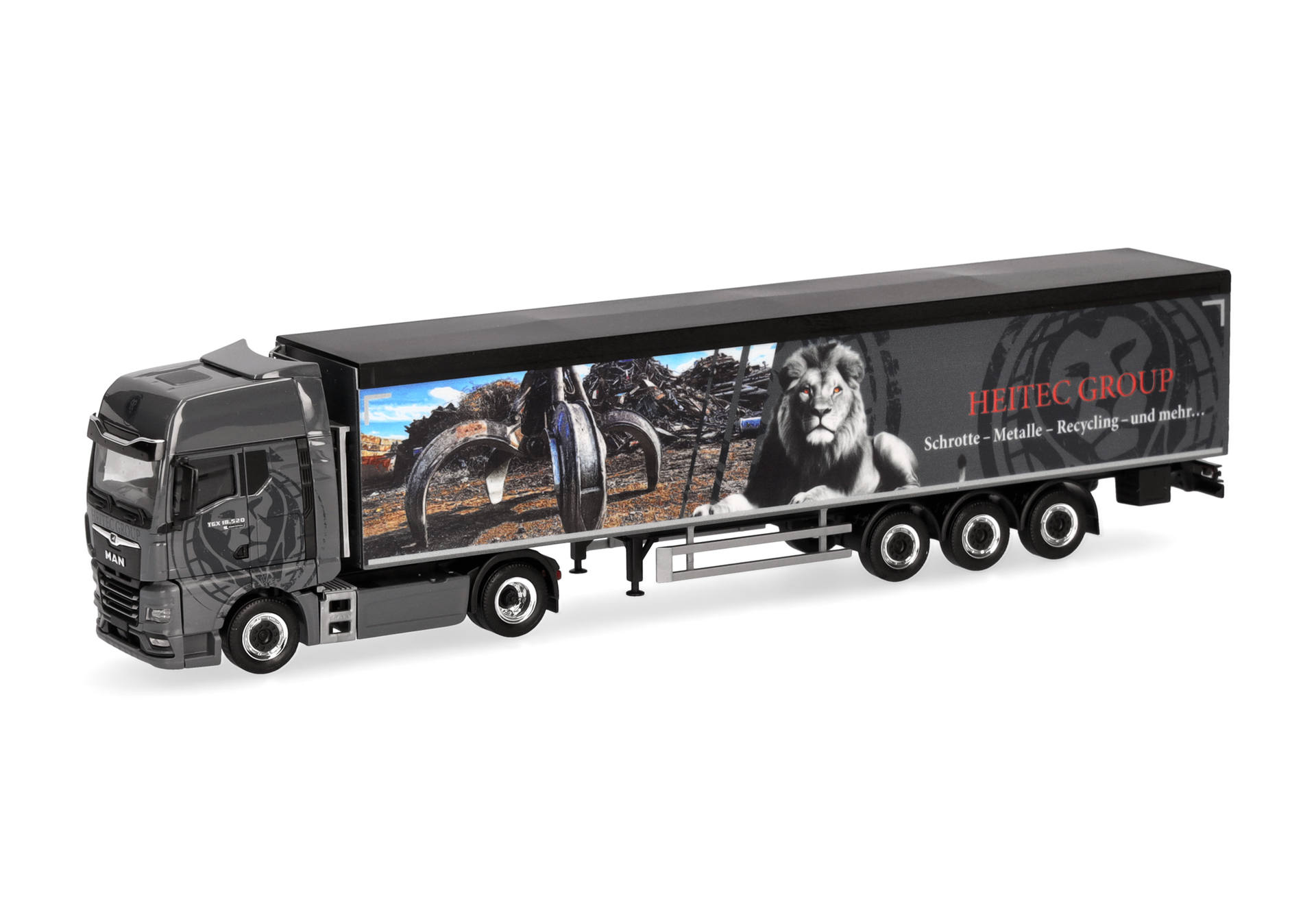 MAN TGX GX walking-floor semitrailer "HEITEC GROUP"