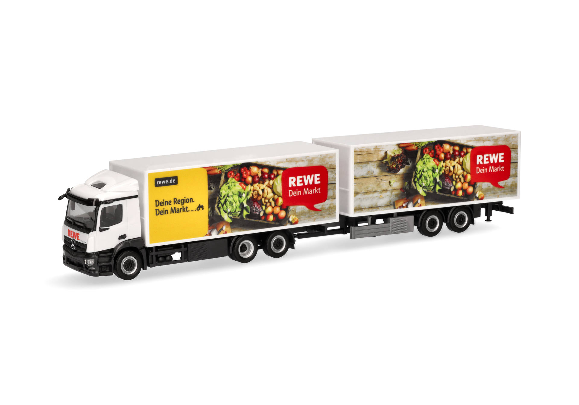 Mercedes-Benz Classicspace 2.3 refrigerated box trailer "REWE" (North Rhine Westphalia/Cologne)