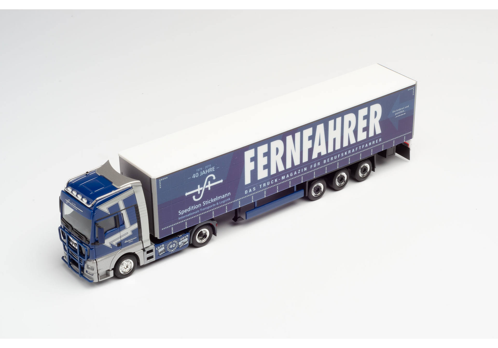 MAN TGX XXL Euro 4 Gardinenplanen-Sattelzug "Spedition Stickelmann / Fernfahrer"