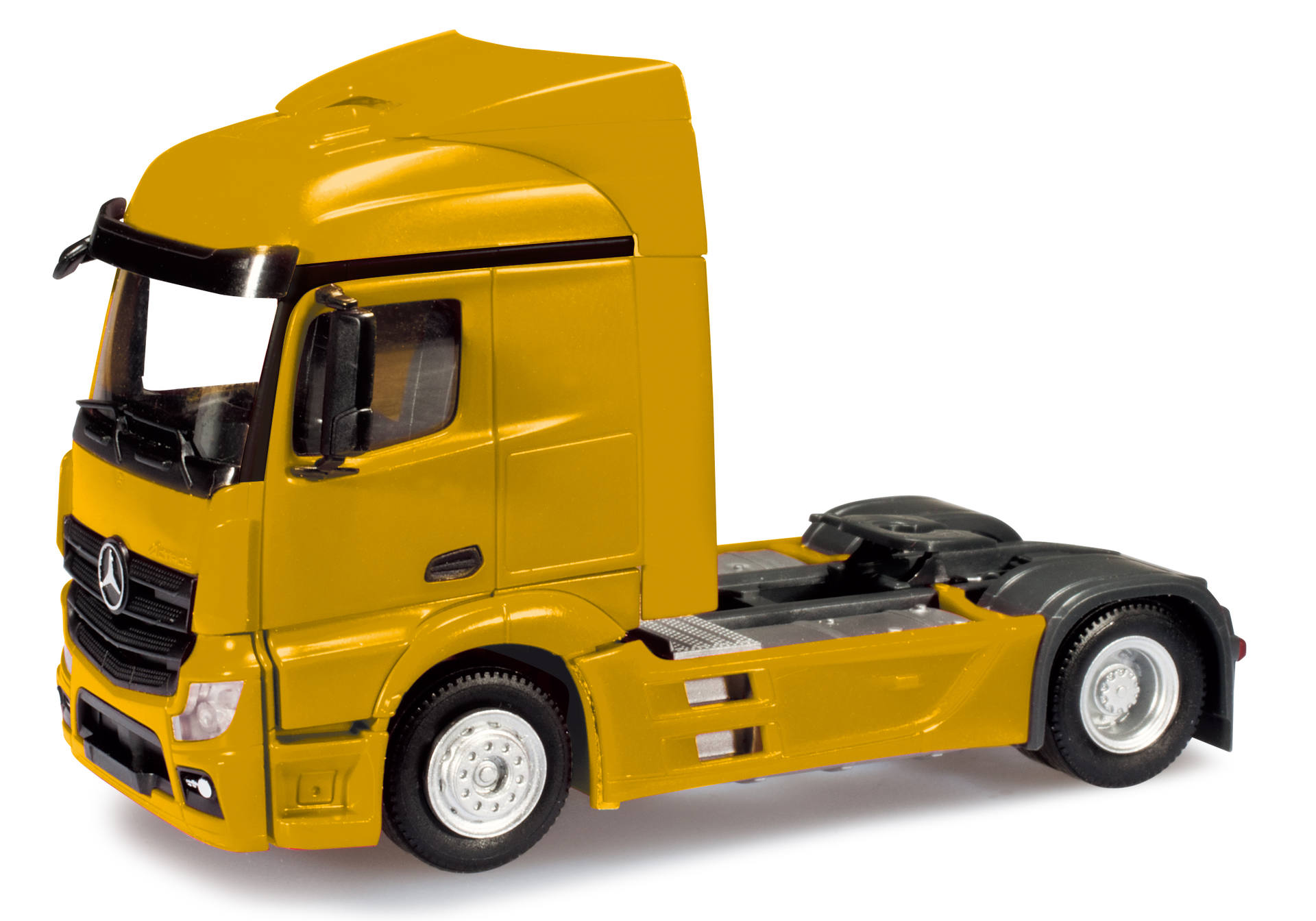 Mercedes-Benz Actros Streamspace rigid tractor, broom yellow
