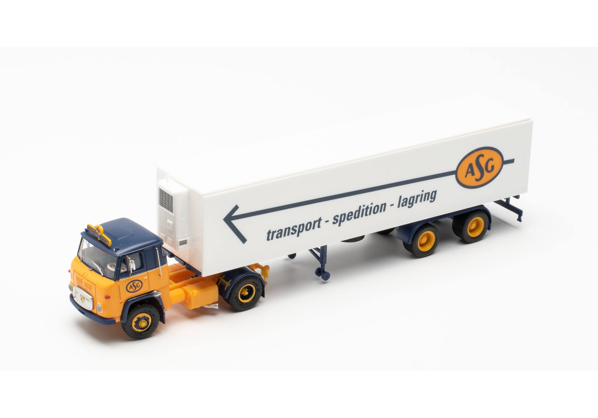 Scania Vabis LB 76 Kühlkoffer-Sattelzug „ASG“