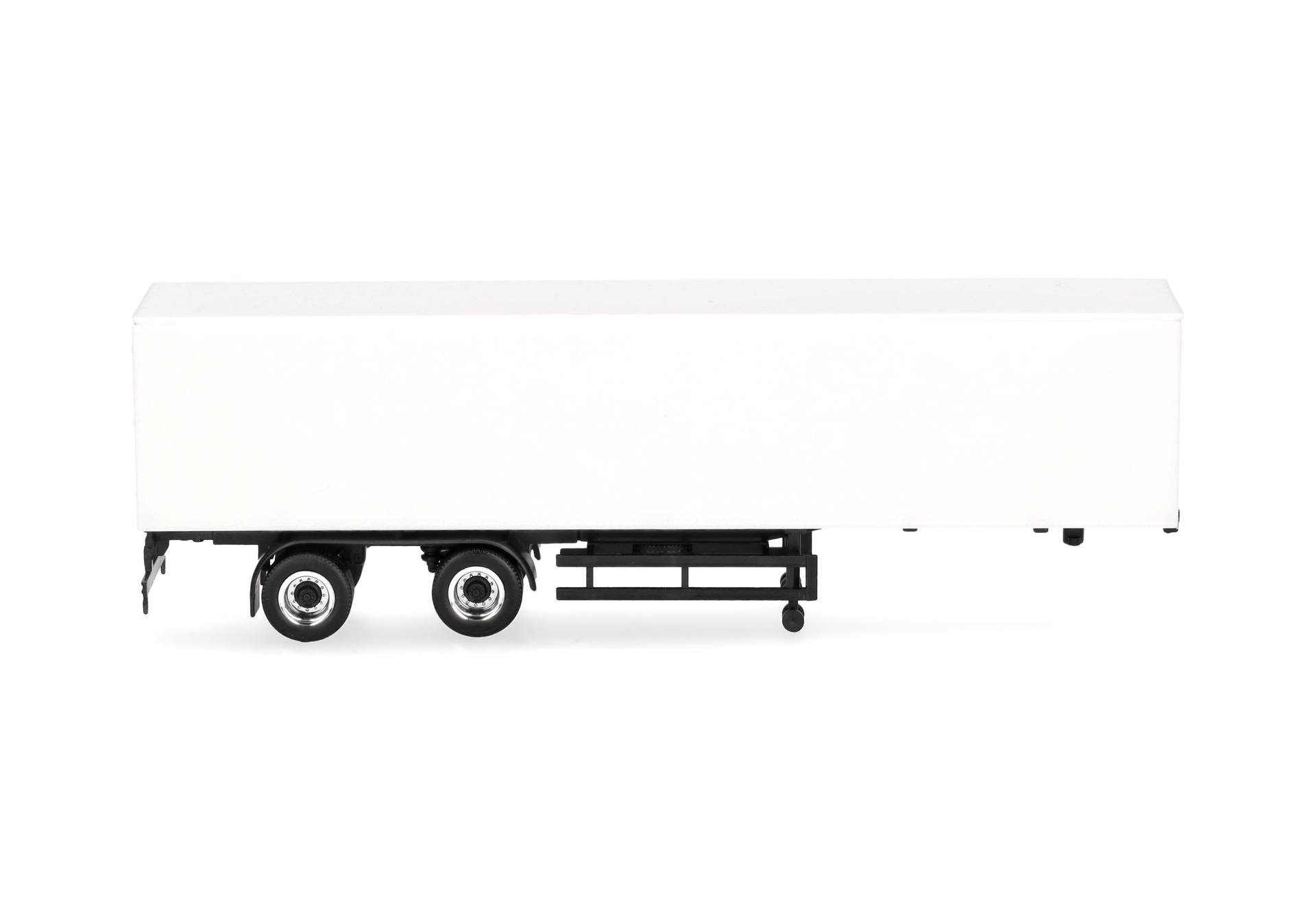 Box trailer 2axles, white