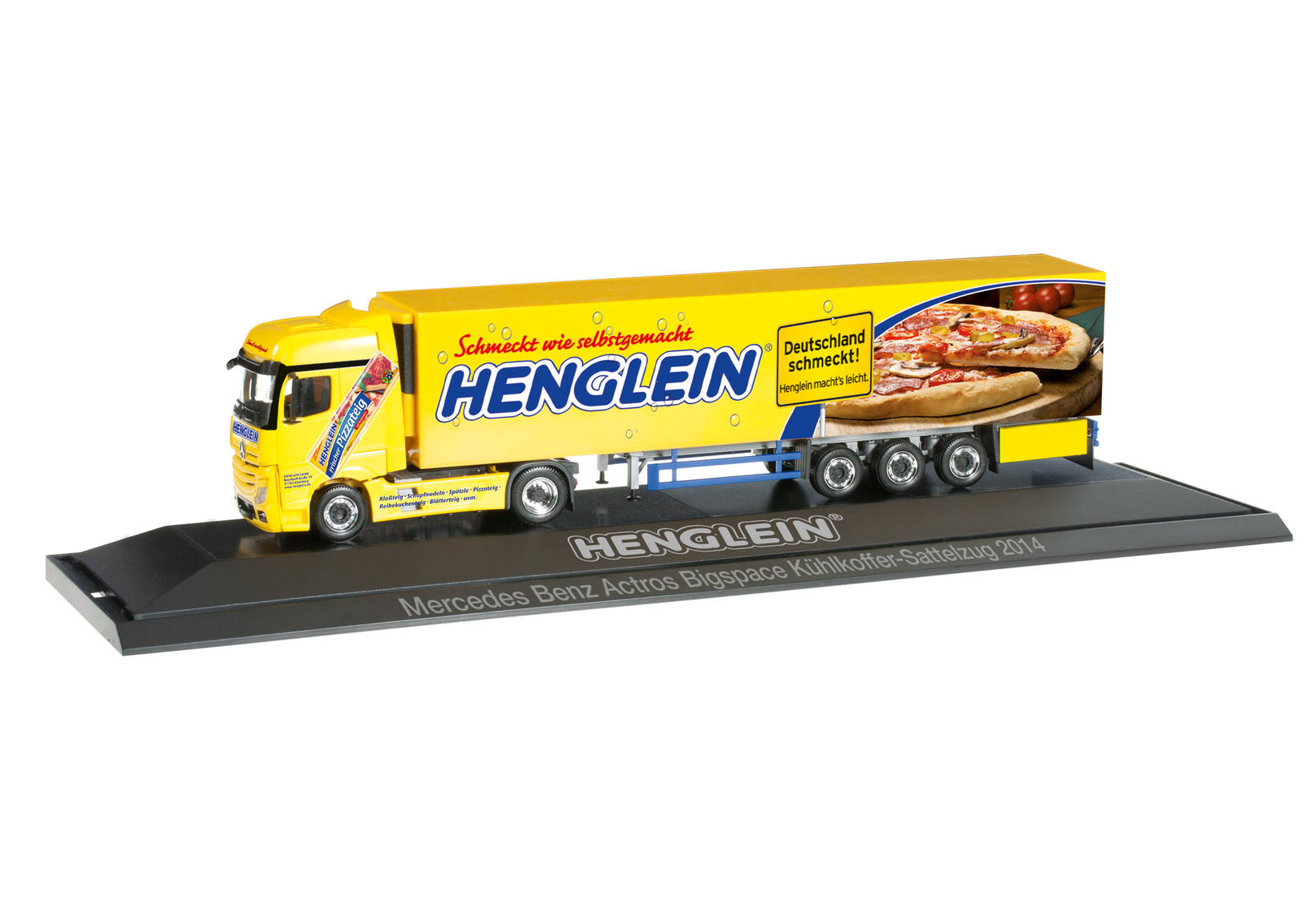Mercedes-Benz Actros Bigspace Kühlkoffer-Sattelzug "Henglein Pizzateig"