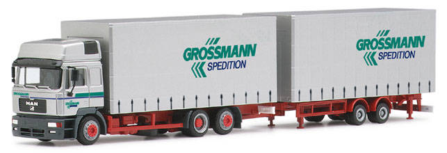 MAN F2000 EVO HD Jumbogardine Plano-tandem hanger train 3A/2A
