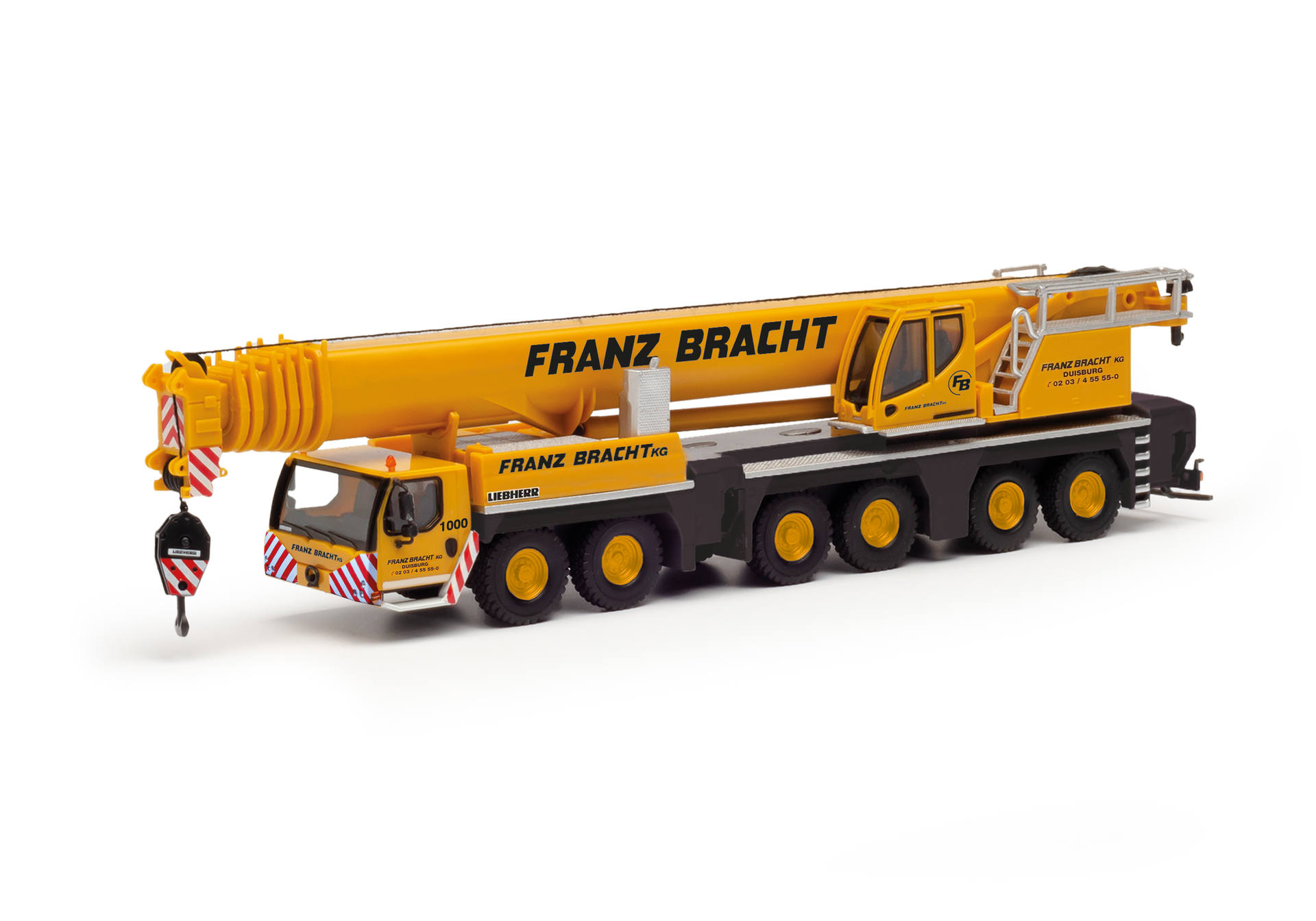 crane, tower crane, construction, orange, toy model