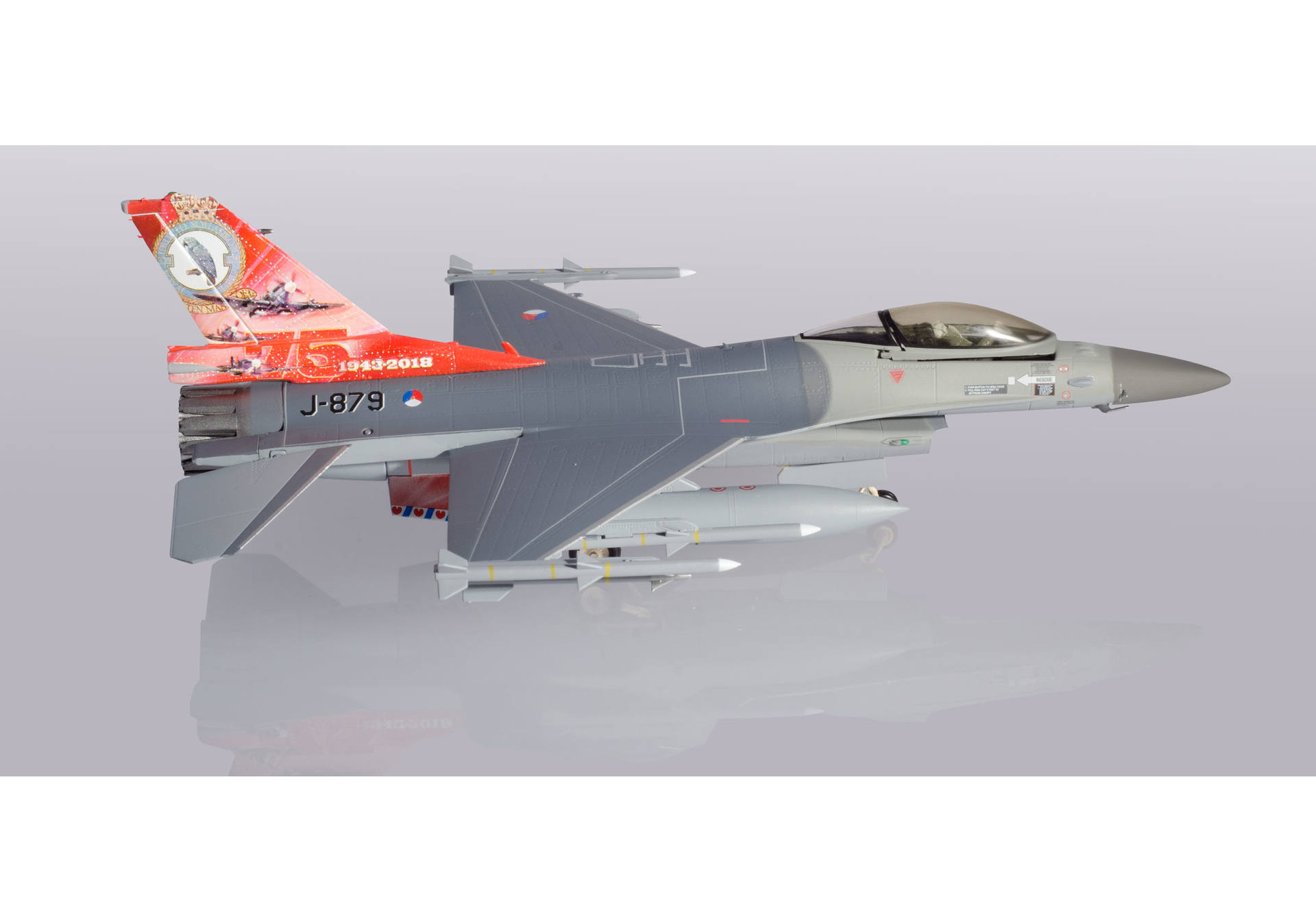 Royal Netherlands Air Force Lockheed Martin F-16A - 322 Squadron , Leeuwarden AB - 75th Anniversary – J-879