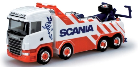 Scania R '09 HL Empl Wrecker Mountains and biscuit bison