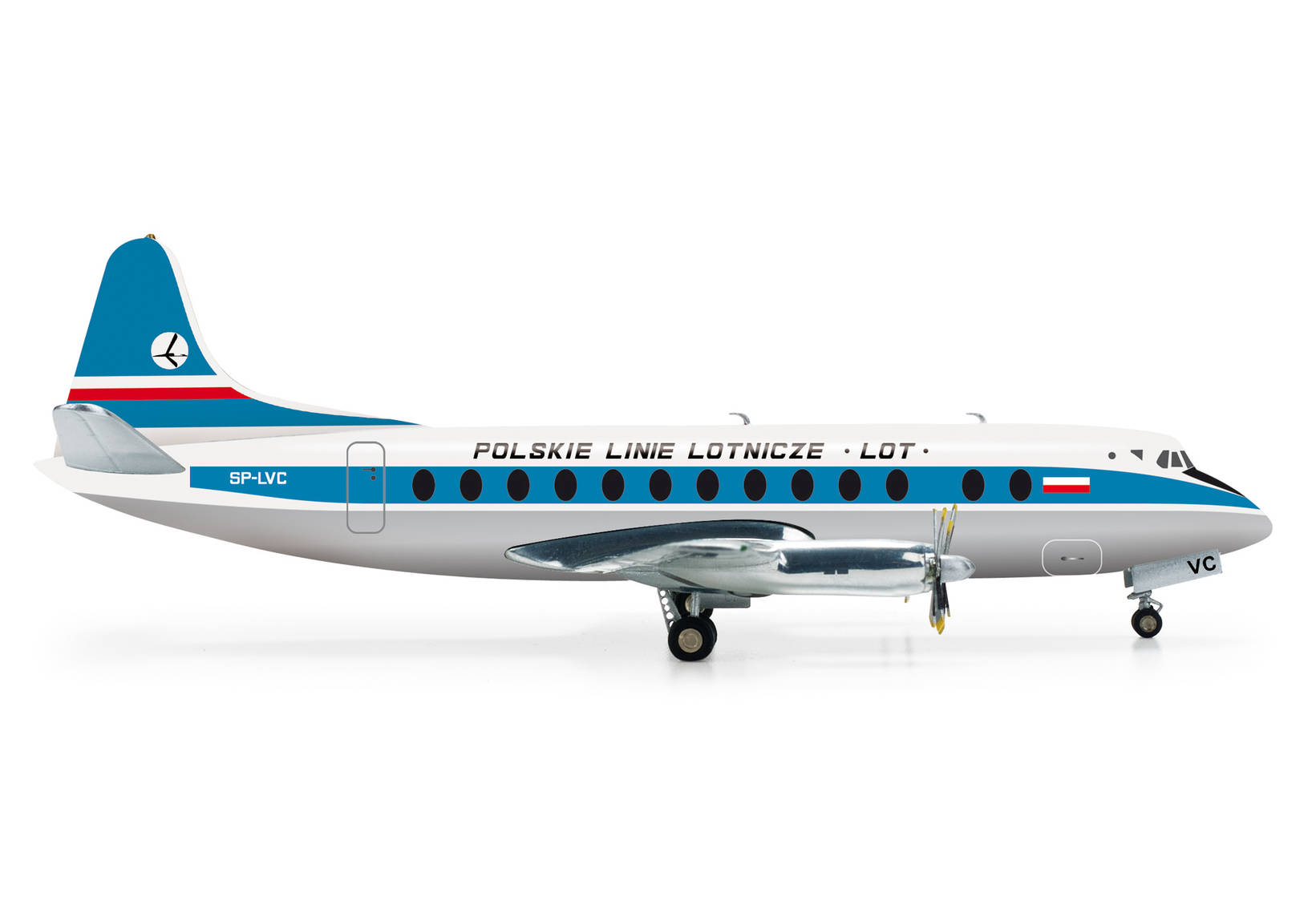 LOT Polish Airlines Vickers Viscount 800