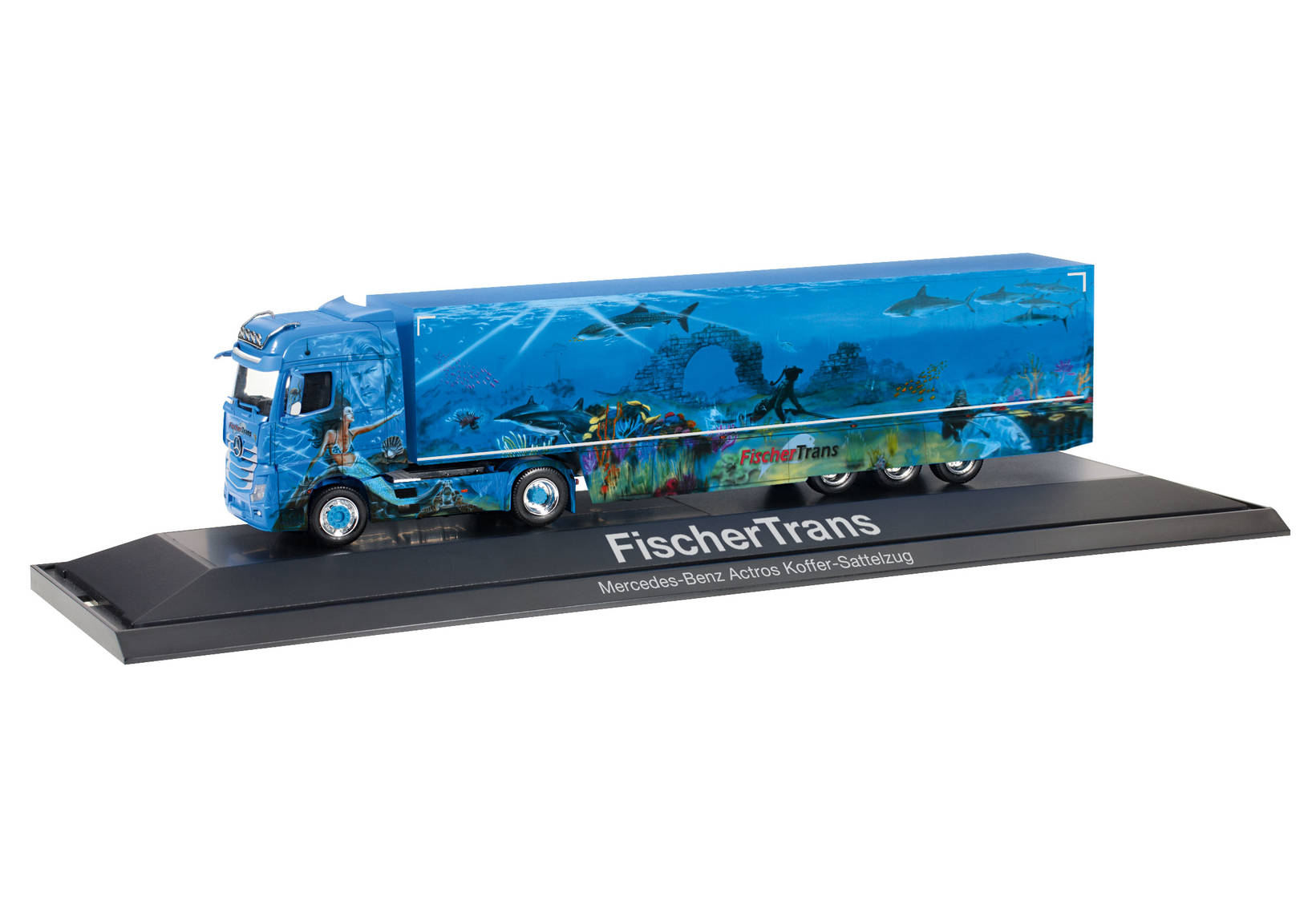 Mercedes-Benz Actros Bigspace refrigerated box semitrailer "Fischer-Trans"