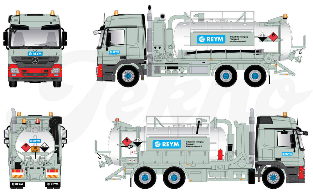 Mercedes-Benz Actros suction truck "Reym"