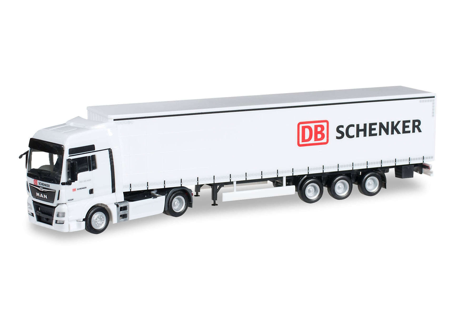 MAN TGX XXL Gardinenplanen-Sattelzug "Schenker"