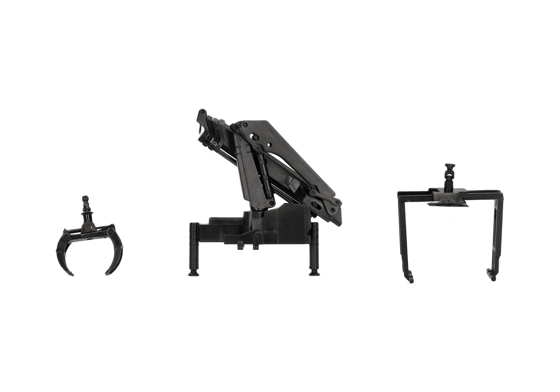 Kran, verspannt, Baubereich, Greifer, Stativ