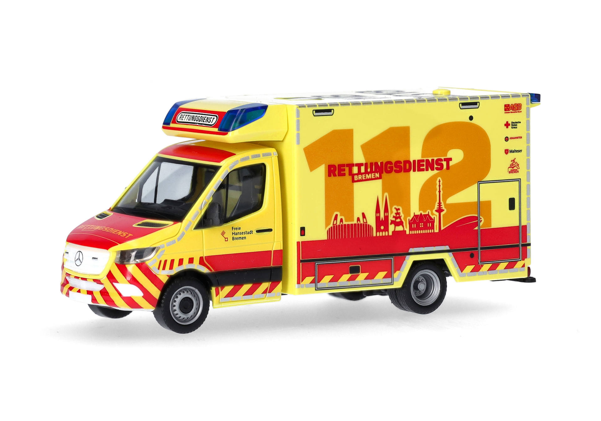 Mercedes-Benz Sprinter '18 Fahrtec rescue vehicle "Fire Brigade Bremen/HB 2318"