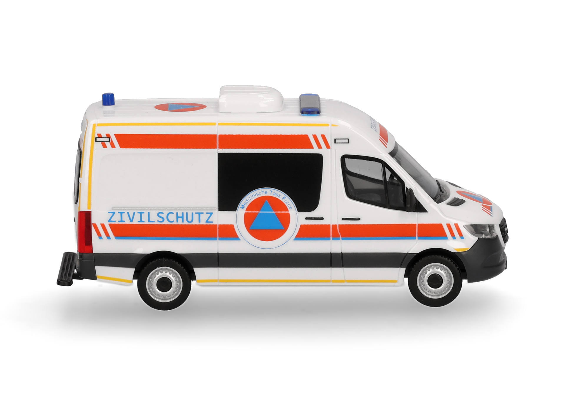 ambulance, van, emergency, white, orange-red stripes