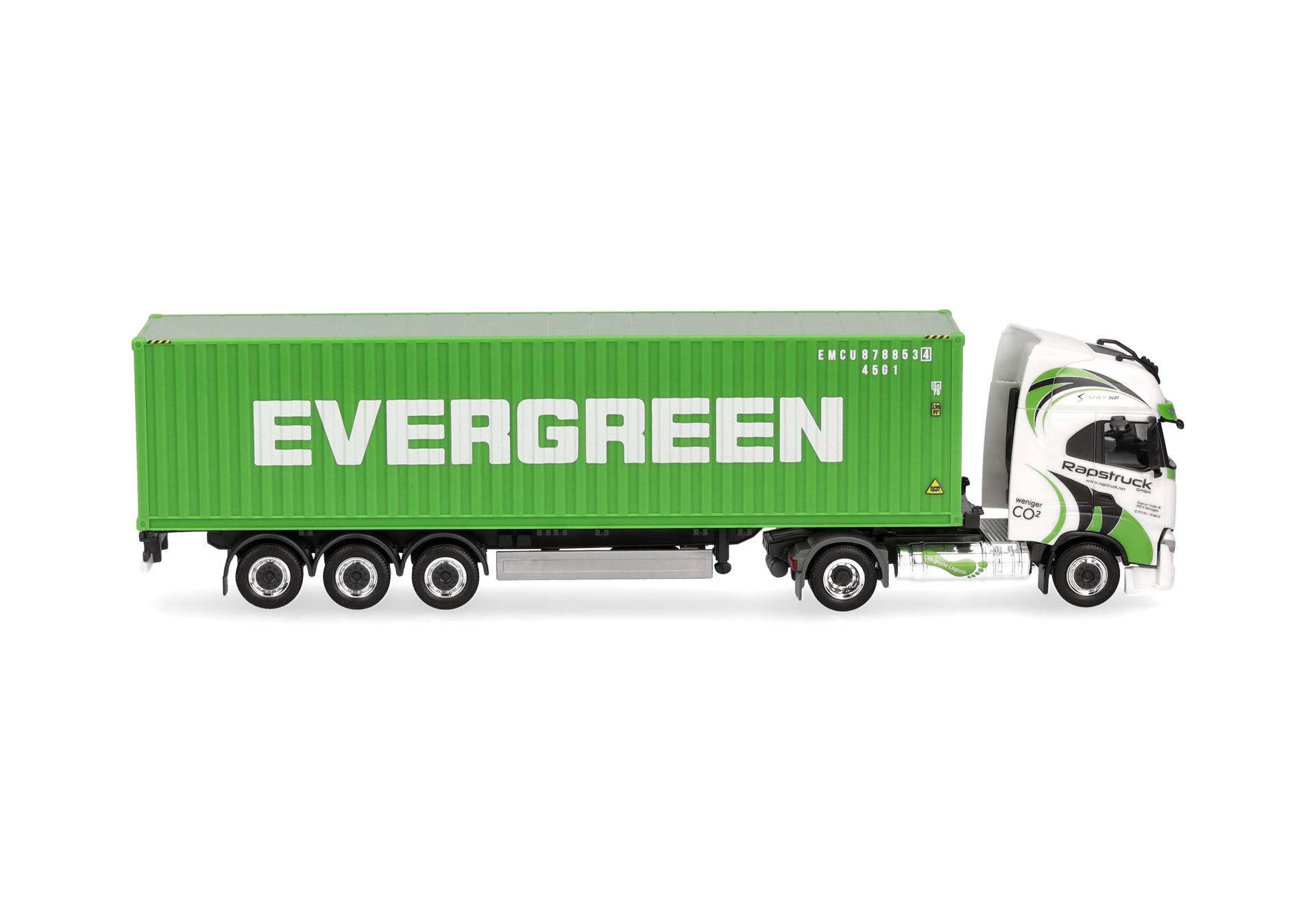Iveco S-Way LNG 40ft. Container-Sattelzug "Rapstrucks / Evergreen"