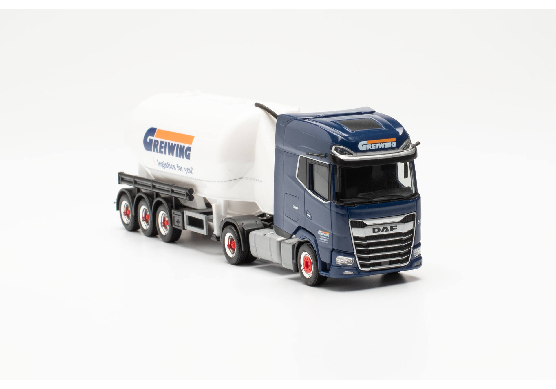 DAF XG+ bulk semitrailer "Greiwing" (North Rhine Westphalia/Duisburg)