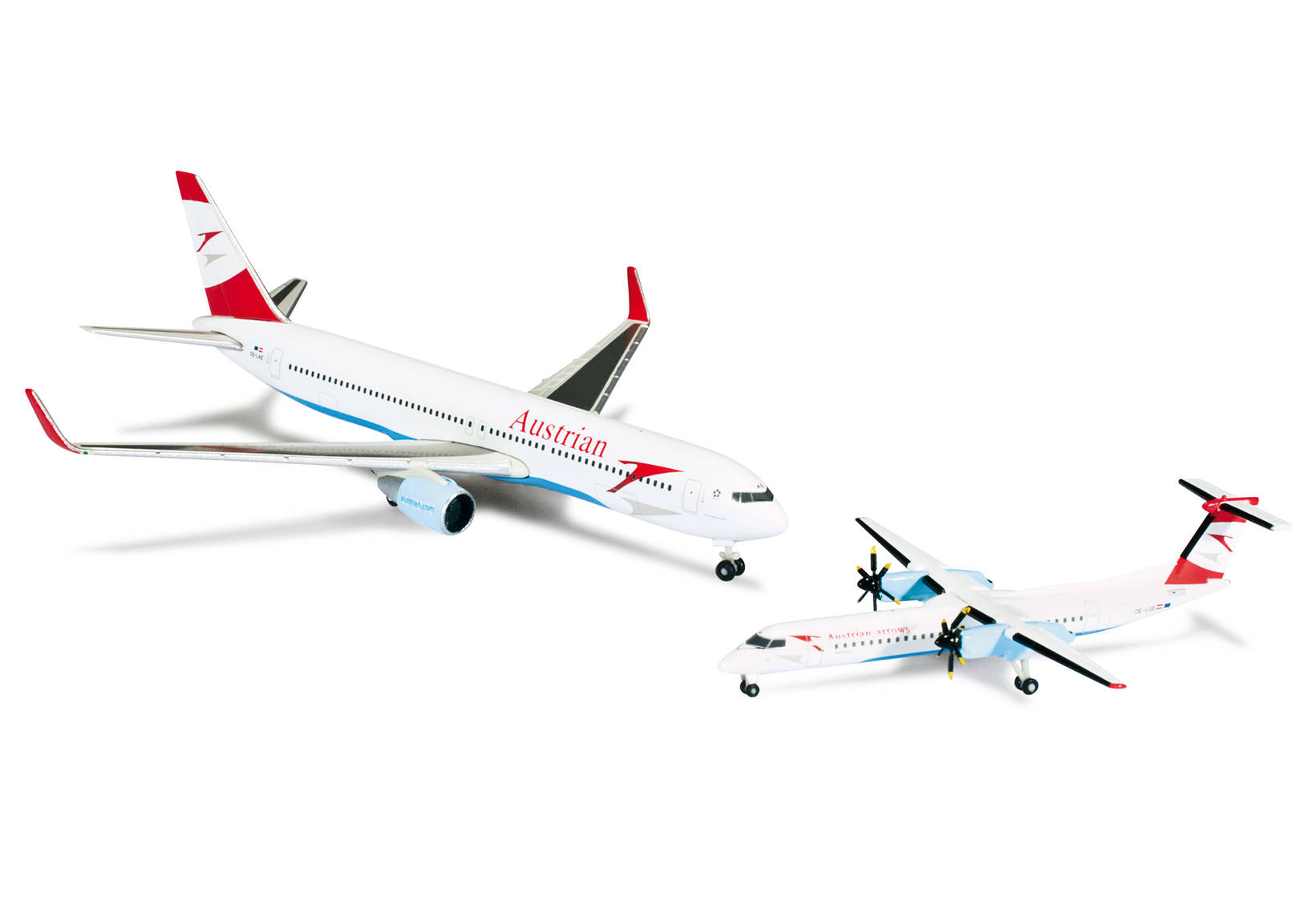 Austrian Arrows 2er Set (Boeing 767-300ER / Bombardier Q400)