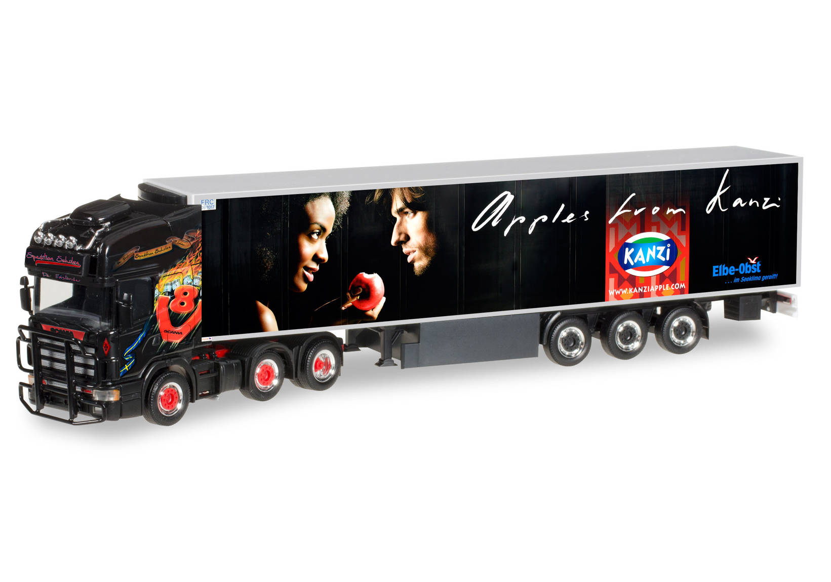 Scania 164 TL Kühlkoffer-Sattelzug "Schulze Spedition"
