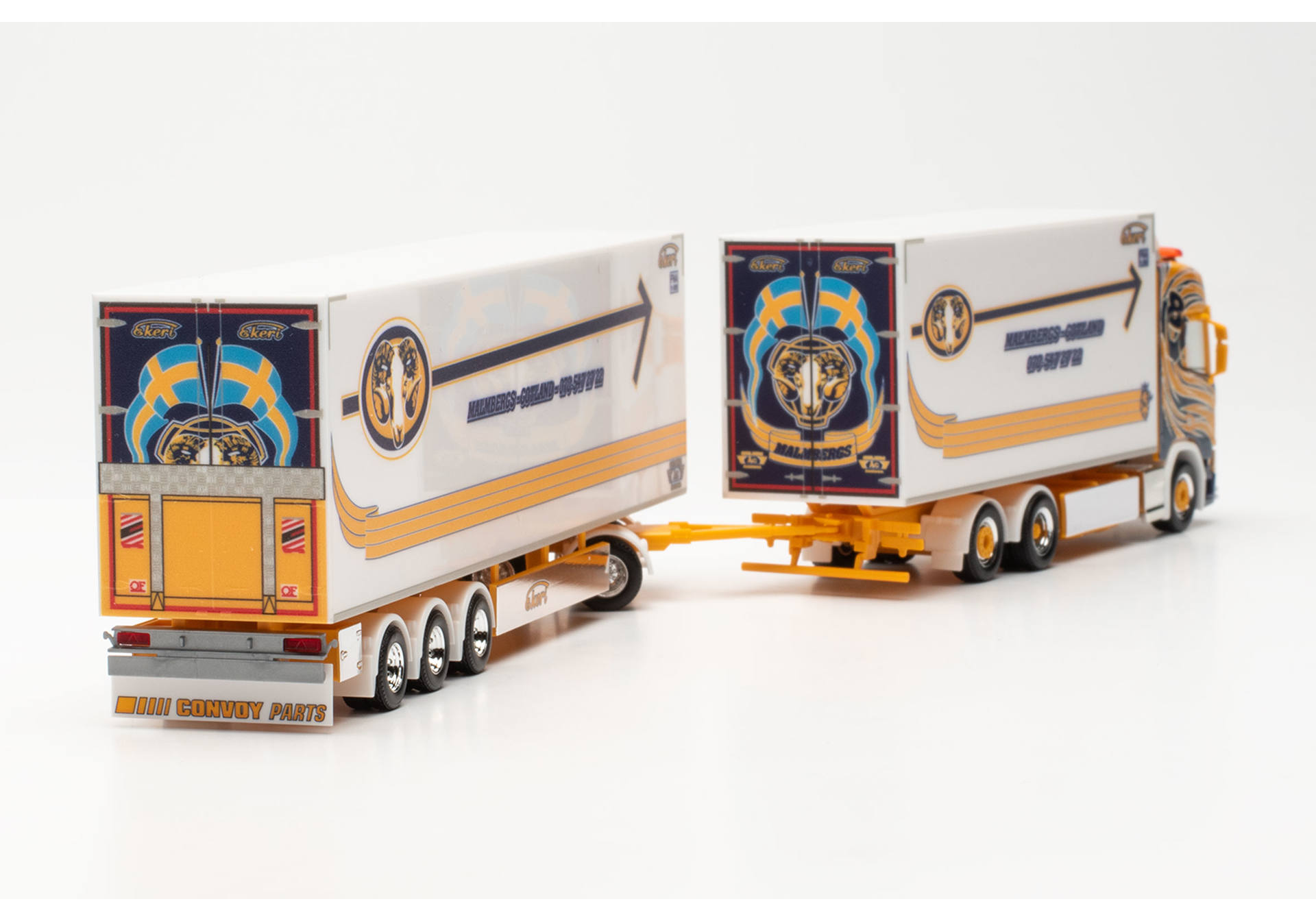 Scania CR 20 HD Schwedencombi / svedish box truck „Malmbergs Akeri“ (Schweden/Visby)