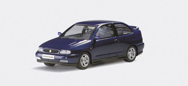 Seat Cordoba SX, pacific blue metallic, 1/43 scale
