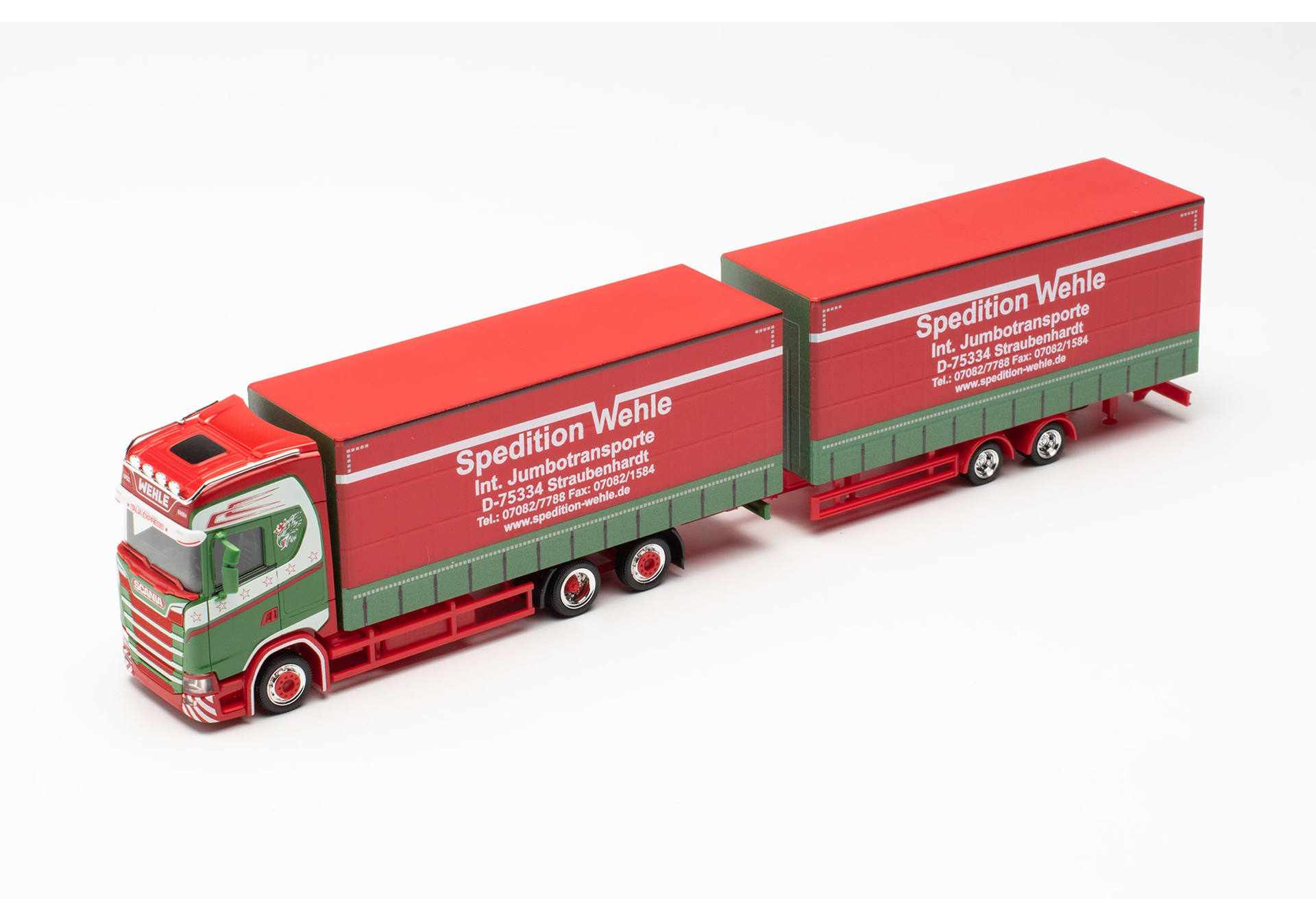 Scania CS 20 HD Volumen-Hängerzug "Spedition Wehle" (Baden-Württemberg/Straubenhardt)