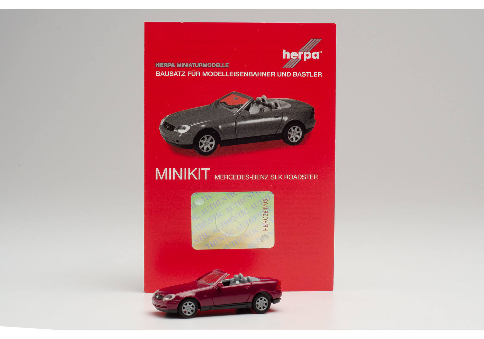 Minikit Mercedes-Benz SLK, bordeauxviolett