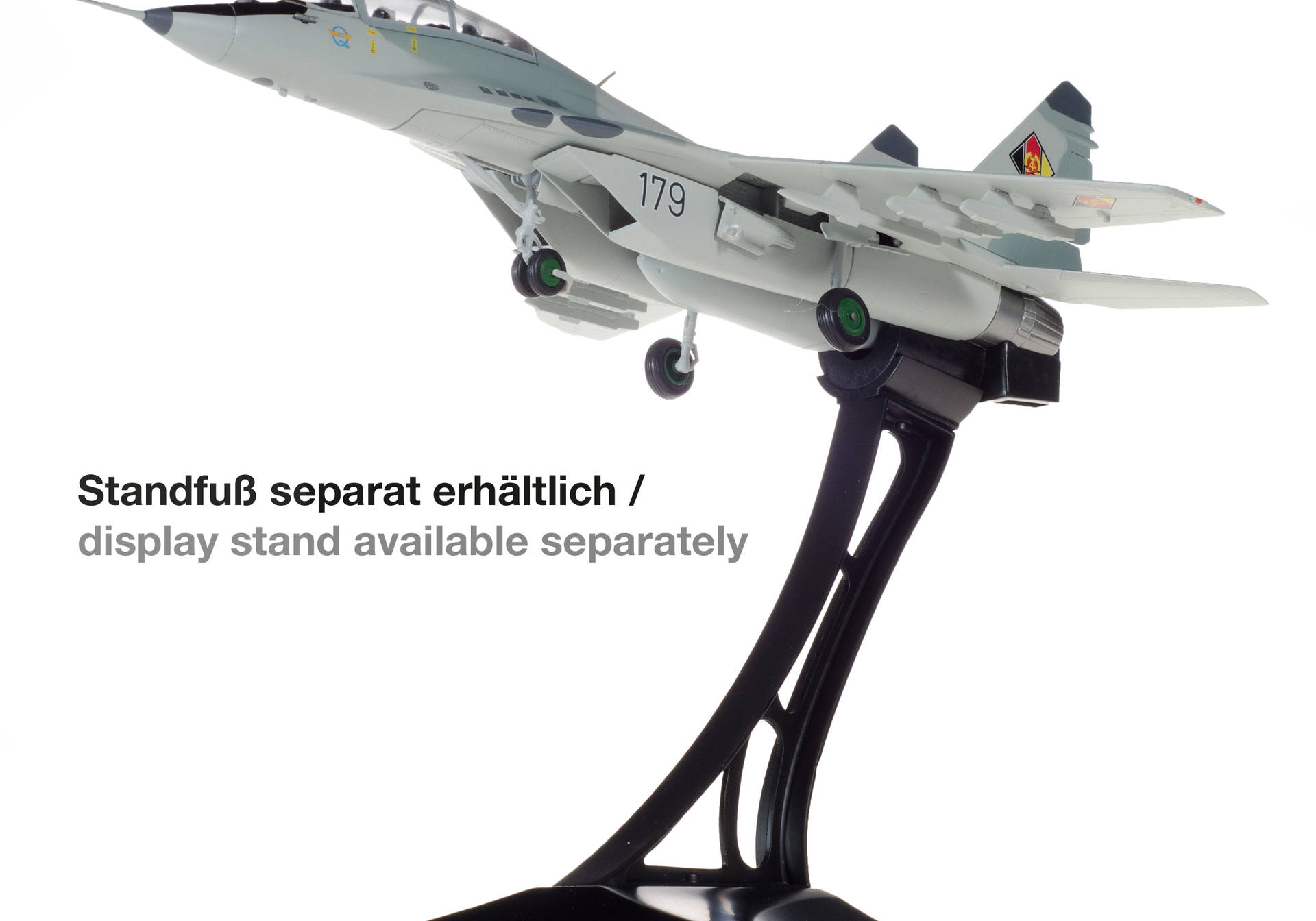 NVA/LSK (East German Air Force) Mikoyan Gurevich MiG-29UB - Jagdfliegergeschwader 3 "Wladimir Komarow",Preschen AB - 179 black