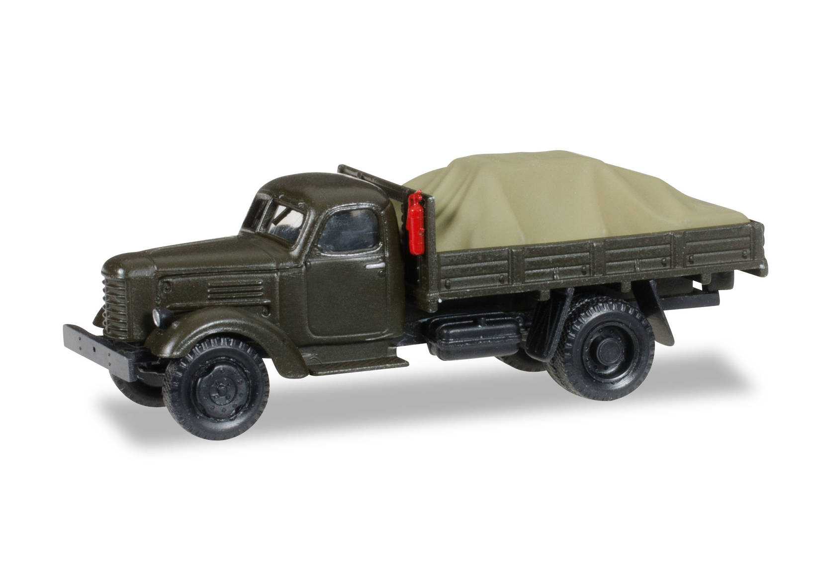 Pick-up truck with load under the canvas"Sowjetisches Militär"