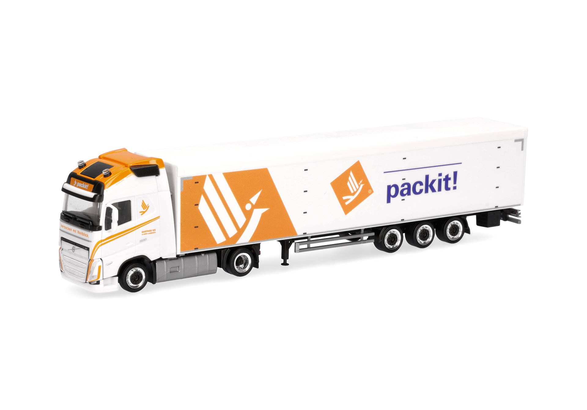 Volvo FH GL XL 2020 walking floor semitrailer truck "Pack it" (Austria)